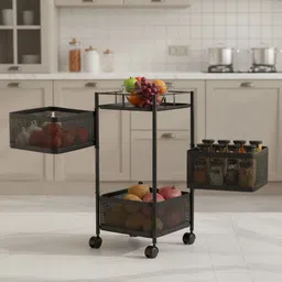 epicasa Iron Kitchen Trolley image 1