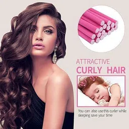 Divyaan Beauty Hair Curling Flexi Magic Foam Rollers Soft Twist Curler Rods Hair With Personal Care Appliance Combo image 5