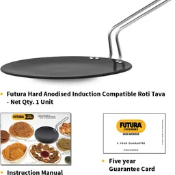 hawkins Hard Anodised Roti Tava (IART24) Tawa 24 cm diameter image 4