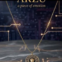 arzu “Circle of Divinity” Edition Gold-plated Zircon Stainless Steel Pendant image 5