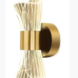 sinoman Modern Inbuilt LED Wall Sconce Light Gold Finish(3 Lighting Mode) image 3