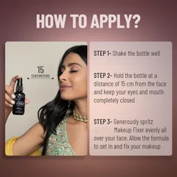 adbeni Makeup Fixer Spray, Aloe Vera & Vitamin E, Lightweight, Oil Control & Non-Sticky Primer - 70 ml image 5