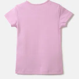 United Colors of Benetton Girls Typography Printed Cotton T-shirt image 2