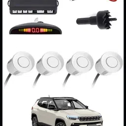 peeps store Car Premium 4 White Reverse Parking Sensor-AP25N266 Car Premium 4 White Reverse Parking Sensor-AP25N266 Parking Sensor-picture-13