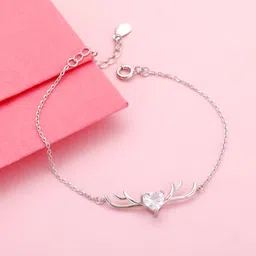 giva Sterling Silver Rhodium Bracelet-picture-18