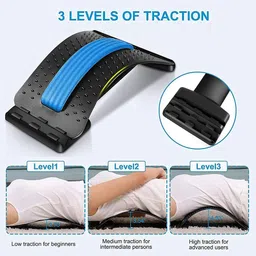 etrack Back Pain Relief Products | Spinal Curve Back Stretcher Back / Lumbar Support image 3