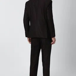 van heusen Men Single Breasted Textured Suit image 2