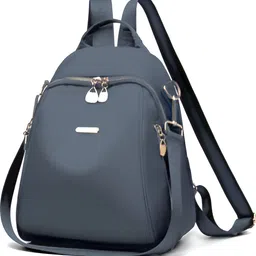 evara Small 12 L Laptop Backpack Small 15 L Backpack Classic Backpack For Women's & Girls ( Grey )-picture-27