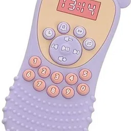 teniyu Silicone Baby Teether Toy Remote Shape Soft Sensory Gum Relief Teether (Purple) Teether-picture-15