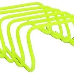 mrt sports Speed Adjustable Ladder 4m Strip of 10, Agility Hurdle 6 inch, Set of 6 Pcs Speed Ladder image 2