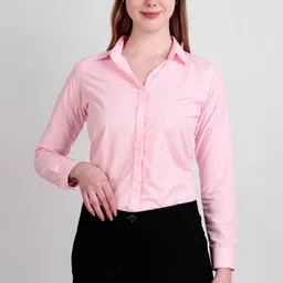 rare camel Women Regular Fit Solid Spread Collar Casual Shirt-picture-21