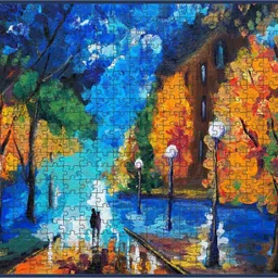 lattice Dating Tonight Painting Jigsaw Puzzle, 500 Pieces image 2