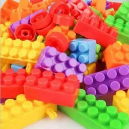bvm group BEST BABY GIFT 100 Pcs Building Blocks,Creative /Learning Toy/Educational Toy/For Kids Puzzle Assembling Building Unbreakable Kids Toy Set (Multicolor). toys image 3