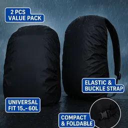 PREVAILER RainSafe Pro 2X Waterproof, Dust Proof School Bag Cover, Laptop Bag Cover, Trekking Bag Cover-image-40