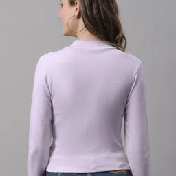 FBAR Pack Of 2 High Neck Bio Wash Cotton Fitted Tops image 5