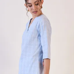 PowerSutra Checked Cotton Top image 3