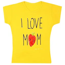 carelove CAREPLUS Girls Pack Of 4 Assorted Printed Cotton Tshirts image 3