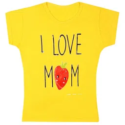 carelove CAREPLUS Girls Pack Of 4 Assorted Printed Cotton Tshirts image 3
