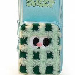 parshya Cute Plush Cartoon Pencil Pouch for Kids | Soft Stationery Case Geometry Box image 2