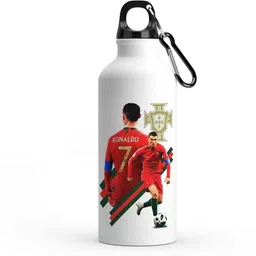 ron brando Ronaldo Printed Stylish Aluminium Sipper Water botter 750 ml Water Bottle-picture-11