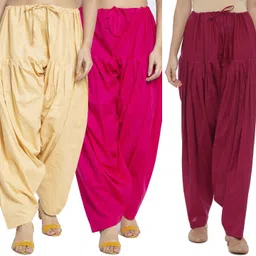 swastik stuffs Cotton Solid Patiala-picture-17