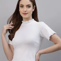Friskers White Organic Cotton Top image 3