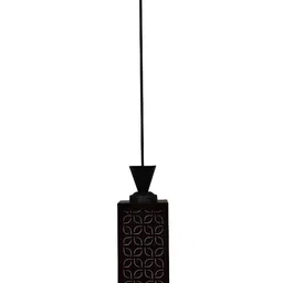 Gojeeva Black Wood Square Shaped Wall Lamp image 4