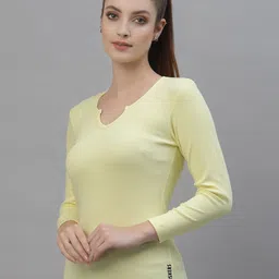 Friskers Pack Of 2 White & Yellow Solid Fitted Tops image 3