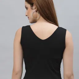 Friskers Women Black Pack of 2 Organic Cotton Tops image 3