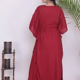 modi factory Embroidered Rayon Women Kaftan image 2