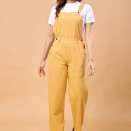 feyona Women Yellow Dungaree-picture-21