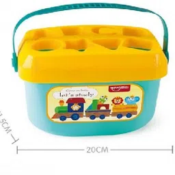 kohinoor creation Plastic Building Blocks for Kids 10+ pcs (Multicolor) image 5