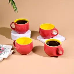 storepedia Pack of 24 Ceramic Tea Cups Set of 24 150ml Coffee Cup & Coffee Mug Set for Home, Office & Kitchen image 2