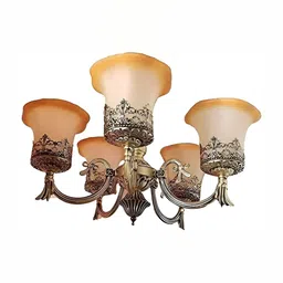 Areezo Gold Toned Bell Shaped Ceiling Lamp image 3