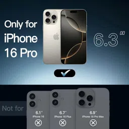 vonzee Back Cover for Apple iPhone 16 Pro image 2