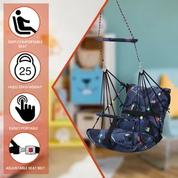 sprointal Baby Swing Chair for Kids baby jula 1-5Years Old Baby with SafetyBelt Kids Swing Swings image 4