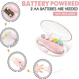 sbts Baby Nail Trimmer Filer for Newborn Babies | Electric with 6 Safe for Kids-A-picture-26