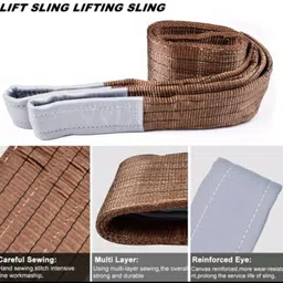 vth Sankalp Lifting Belt Polyester Web Sling belt 6 Tonnes 3 Meter Bungee Cord image 4