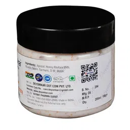Deyomkar Herbal Apricot Honey Scrub with Sandal Wood Soap image 3