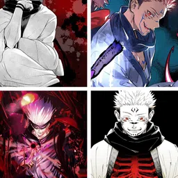 printnet Pack of 12 Jujutsu Kaisen Poster Photo Set | Anime Poster | HD+ Photos ( Size - A4) Photographic Paper image 2
