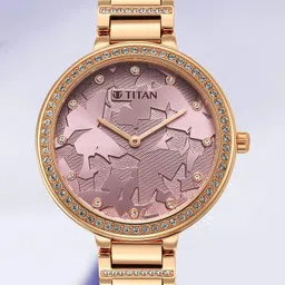 titan Purple Glitz Analog Watch - For Women NT7982PP11,NS95211WM01,95211WM01-picture-20