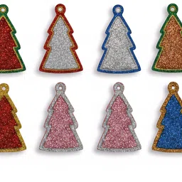 y & y decors X'Mas Tree Hanging Ornaments Pack of 12 image 1