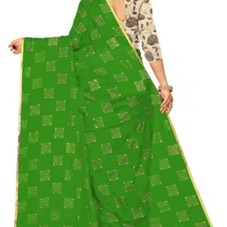 rhey Printed Bollywood Chiffon Saree image 4