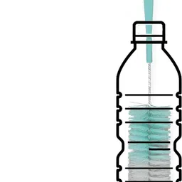 capnicks Long Bottle Brush With Foam For All Type Bottles & Jar image 2