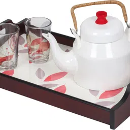 kolorobia Modern Minimalism Small Wooden Tray Tray Serving Set image 2