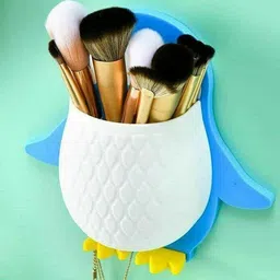 shreejee Plastic Penguin Design Wall Mounted Storage Organizer for Bathroom/Kitchen Etc x2.154 Storage Basket image 2