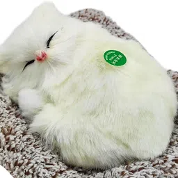 dishvy Sleeping cat with meaw sound | Musical cat tap to sound D image 3