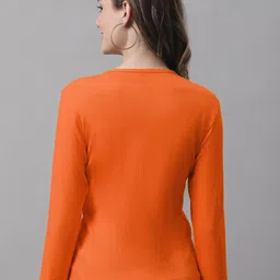 FBAR Round Neck Three-Quarter Sleeves Top image 4