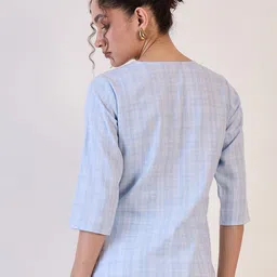 PowerSutra Checked Cotton Top image 4