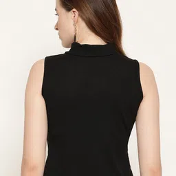 Miaz Lifestyle Pack of 3 Sleeveless Knitted Cotton Regular Tops image 4